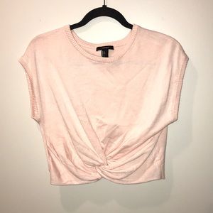 Forever 21 Light Pink Crop Top